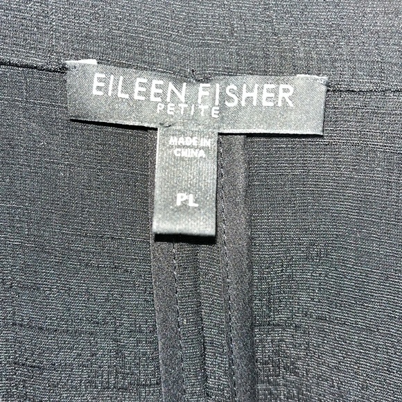 Eileen Fisher magnetic closure  mandarin collar jacket w/pockets Sz PL - Picture 4 of 11